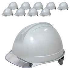 동명 투구형 투명창 안전모 DMS-D-3002(AM-831), 그레이, 10개