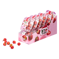 草莓造型迷你軟糖 12盒入, 1組, 180g