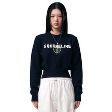 SquAre 女款破裂愛心短版針織衫