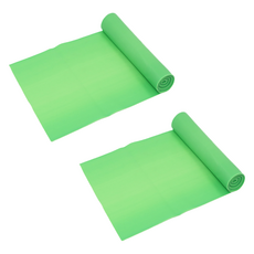 Nubiella 高彈力中級運動瑜珈帶, 綠色, 2個