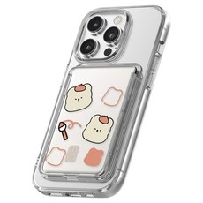 웨이브스튜디오 맥세이프 카드 홀더 모음2, 뚠자의하루시즌2 예술뚠자, 1개