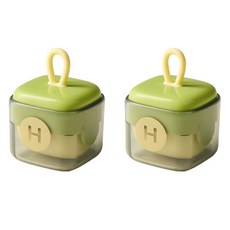 Khohimo 便攜式迷你半永久衣物除塵滾輪清潔器 淺綠色 4W464, 2個