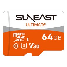 선이스트 얼티메이트 프로 오렌지 V30 마이크로SD, 64GB, 1개