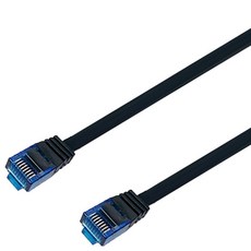 LAN Star UTP扁平網路線 藍色連接器 CAT 7 DIRECT LS-F7-UTPD, 混合色, 1個