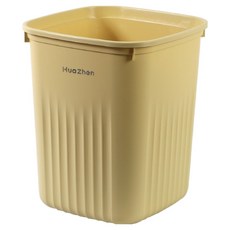 PEONIST 簡約色彩開放式堅固垃圾桶, 黃色