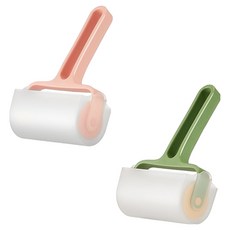 PEONIST 迷你除塵滾輪2件組 粉紅色 綠色, 1套