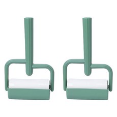 PEONIST 彩色附蓋除塵滾輪 綠色, 2個