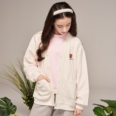 애플핑크 여아용 골지쿼카 자수 가디건 S108