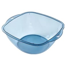 조인메이드 다용도 투명 대야 바가지 대형, 블루, 1개