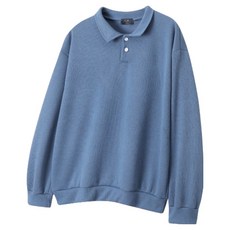 Freestyle 男士雙鈕扣翻領針織套頭衫 HRCM_천무열