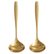 Ecrins 迷你湯勺, 2個, 金色