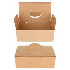 Bloom at home 牛皮紙炸雞盒 炸物盒 大, 25個, 單一顏色