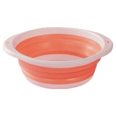 조인메이드 다용도 접이식 대야 중형, 오렌지, 1개