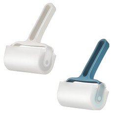 PEONIST 迷你除塵滾筒2入組 白色 藍色, 1套