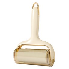 PEONIST 圓形滾輪除塵黏把 黃色, 1個