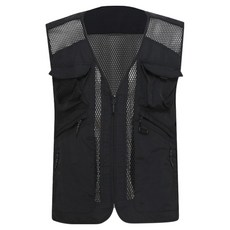 FERRA US 男士多口袋多功能網眼背心 OCVM5BF6074