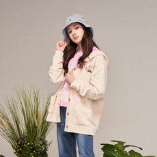 applepink 寬鬆版針織連帽外套 S101