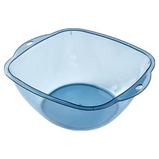 Join Made 多用途透明臉盆 水瓢 小型, 藍色, 1個