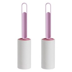 PEONIST 直柄除塵滾筒 粉紅色, 2個