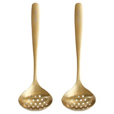 Ecrins 迷你麵勺, 2個, 金色
