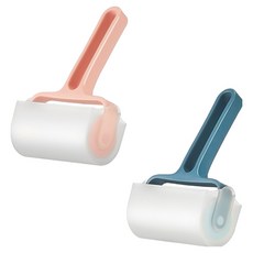 PEONIST 迷你除塵滾輪兩件組 藍色 粉紅色, 1套