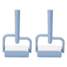 PEONIST 彩色附蓋黏塵滾筒 藍色, 2個