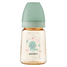 MOTHER-K 精粹極簡PPSU限定奶瓶 蛇奇寶貝 180ml 薄荷綠, 1個