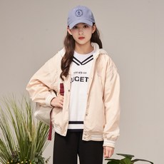 applepink 青少年可拆式連帽飛行員夾克 S101