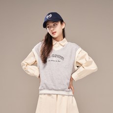 applepink 女童運動風寬版背心 S112