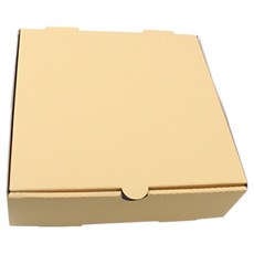 Inp 牛皮紙方形披薩盒 8號 22 x 22 x 4.5 cm, 10個, 混合色