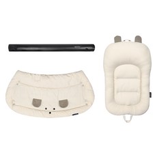 狗狗嬰兒車護墊智慧緩衝基本款+外層+內襯狗狗組, 1組, 黑色(保險桿）、普通(外部、內襯）