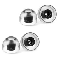 AZLA Crystal 2 Standard Premium LSR 耳塞 2入組 ML, 黑色, 單一商品, 2套