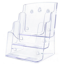 Starrium 壓克力傳單型錄架 A4 3層, 1個, 透明