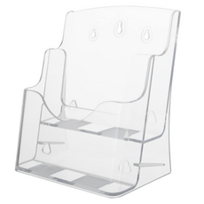 Starium 壓克力傳單型錄架 A4 2層, 1個, 透明