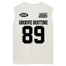 일루소 남성용 WD 리핏루틴89 특양면 오버핏 민소매 티셔츠