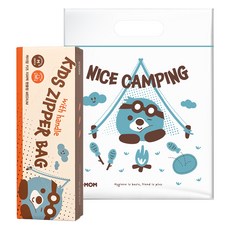 케이맘 키즈 손잡이 지퍼백 핸들형 35p, 1개