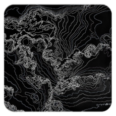 미소로운 마우스패드 모던 심플 마우스패드 4mm, TYPE7, 1개