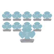 DONGMYUNG 四季安全帽汗帶 通風涼感 空氣網眼吸汗內襯 一般型, 10個, 單一顏色