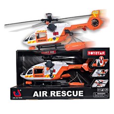 JINJIA TOYS IIL 消防救援直升機玩具, 橘色, 1個