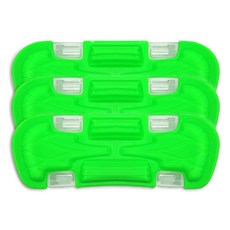 DONGMYUNG 安全帽後腦勺防撞墊, 3個, 螢光