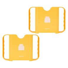 aguard 幼兒用輔助杯架 125ml, 黃色, 2個