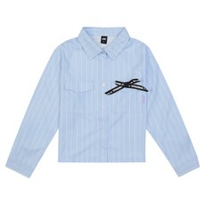 JCB 蝴蝶結條紋襯衫 S141