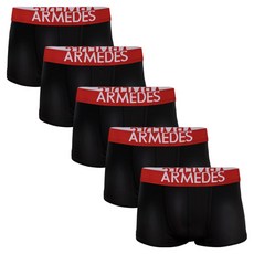 ARMEDES 男士基本款四角褲 5件組