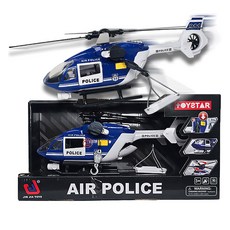 JINJIA TOYS IIL 消防救援直升機玩具, 藍色, 1個
