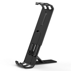 SPACE SHIELD Valve Steam Deck LCD OLED替換3段角度調節遊戲機支架支架, 黑色, 單品, 1個