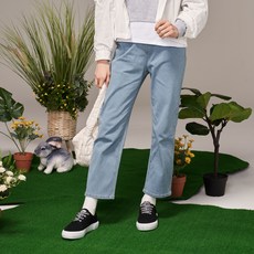 applepink 哈倫版型生物水洗牛仔褲 S102