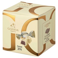 고디바 지큐브 화이트 초콜릿 프랄린 7p, 63g, 1개