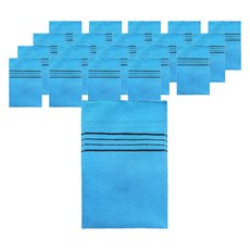 Wonine 大尺寸搓澡巾, 藍色, 20個, 1入