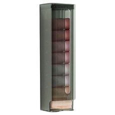 CMK免打孔內衣襪子透明分配器 小, 炭灰色, 1個