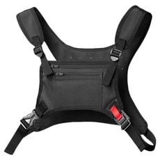 Lenert 運動口袋收納背心, 黑色, 1個